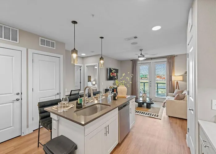 Luxury 1br King Bed In North Worth - Pool, Gym, Parking & Pet Friendly - Stockyards & World Cup *