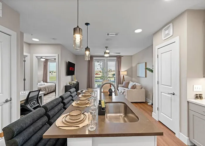 Luxury 1br King Bed In North Worth - Pool, Gym, Parking & Pet Friendly - Stockyards & World Cup Apartment